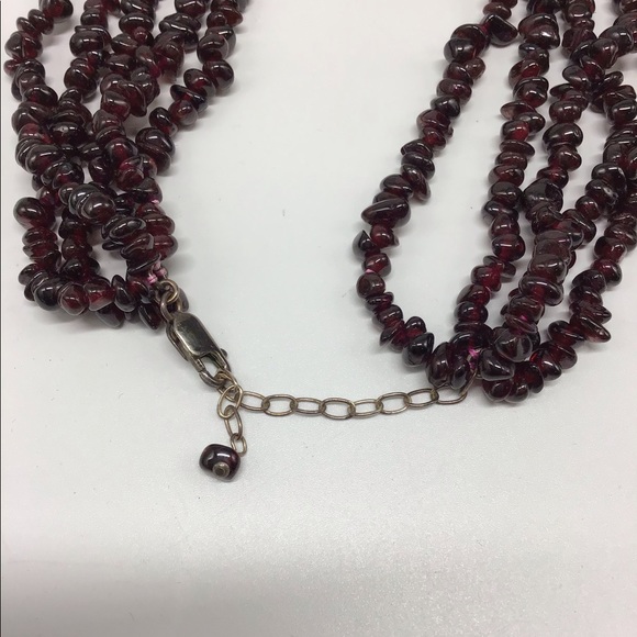Genuine Garnet Necklace - Picture 4 of 6